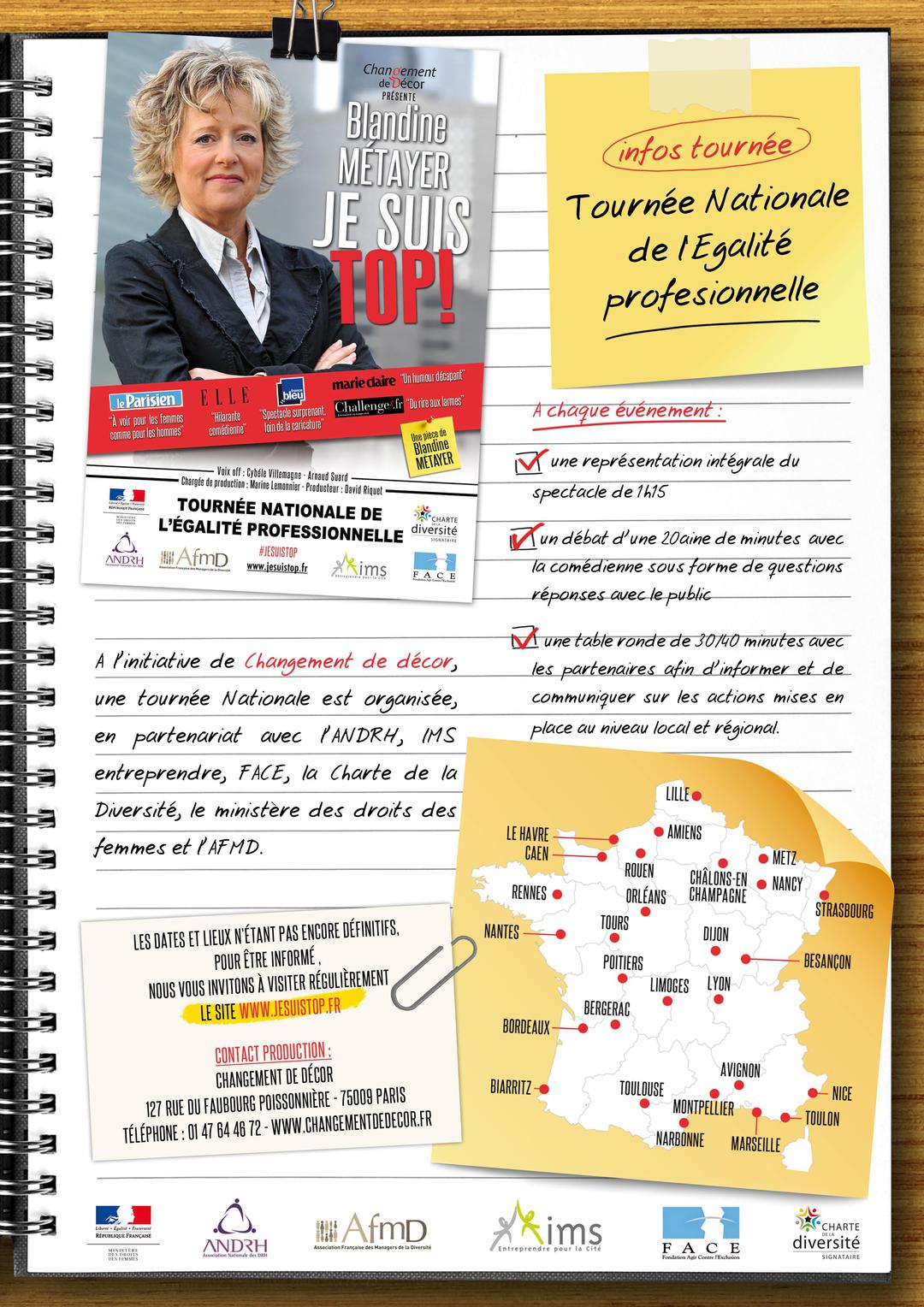 Spectacle "Pour une égalité au top"