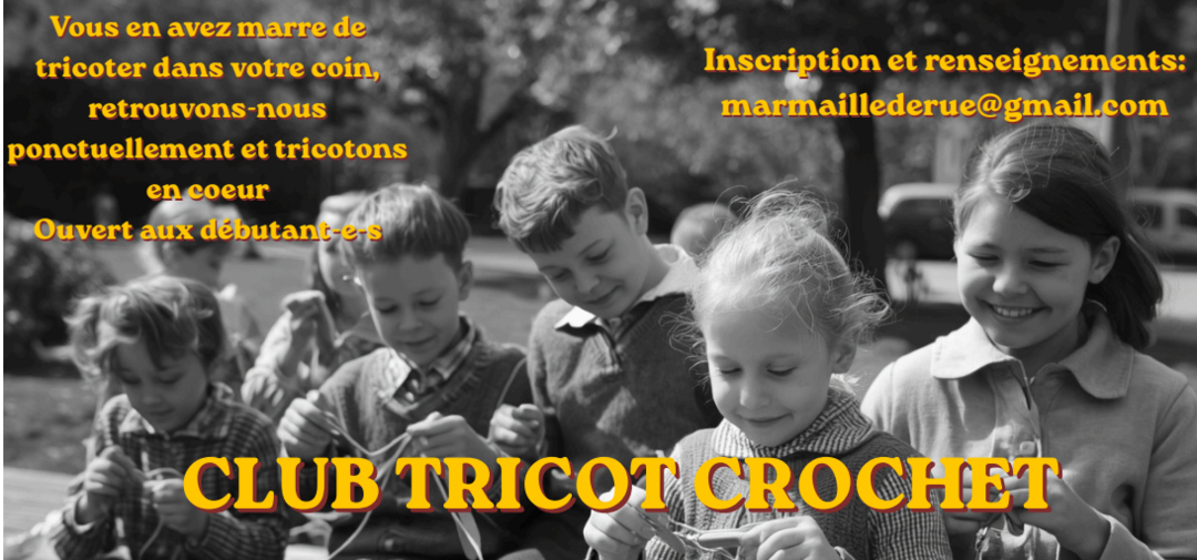 Activité Club tricot crochet