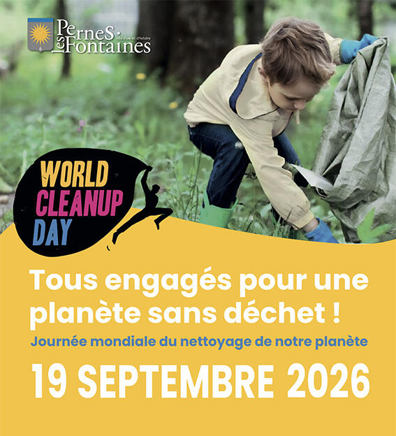 Journée mondiale du nettoyage de notre planète. World Clean Up Day