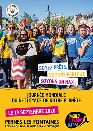 Journée mondiale du nettoyage de notre planète. World Clean Up Day
