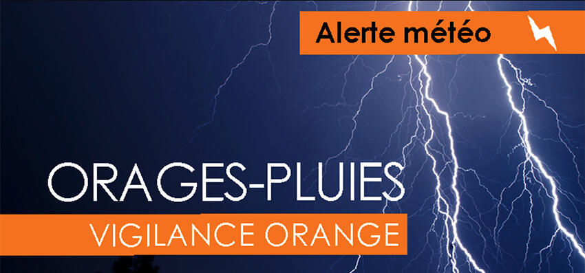 ALERTE MÉTÉO, nuit du dimanche 31 août et lundi 1er septembre