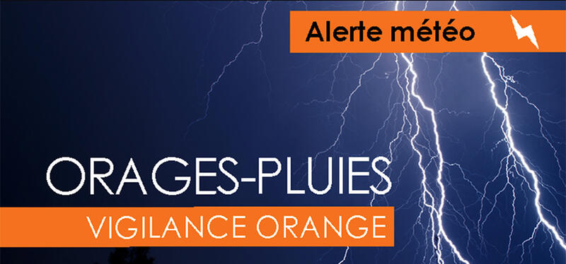 ALERTE MÉTÉO, nuit du dimanche 31 août et lundi 1er septembre