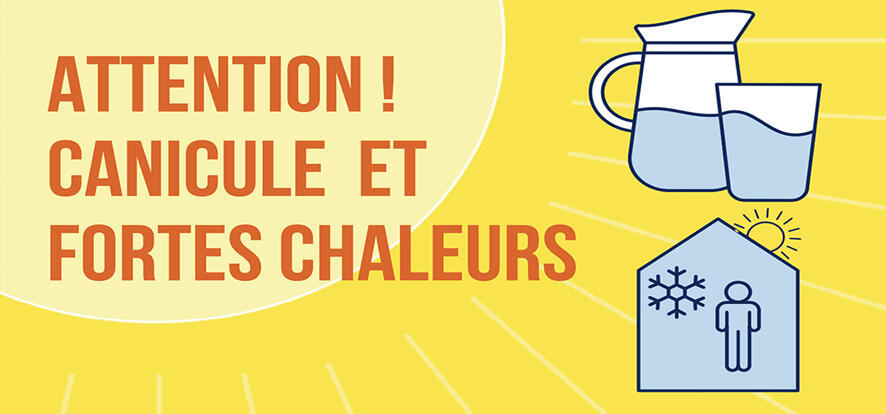 Canicule et les fortes chaleurs du 9 au 11 août