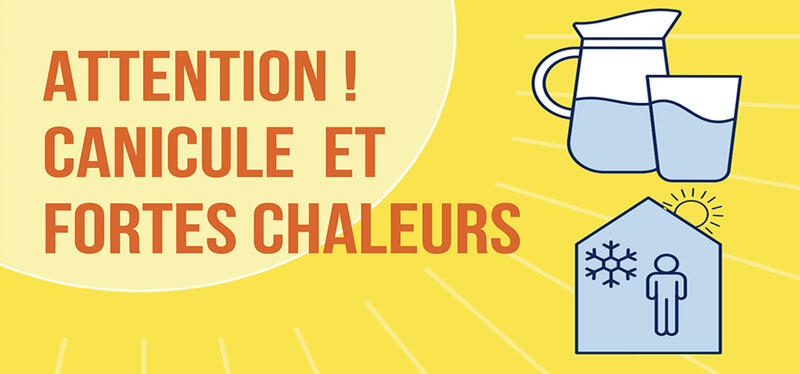 Canicule et les fortes chaleurs du 9 au 11 août