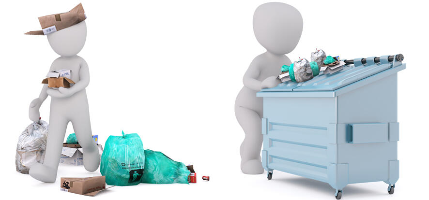 Collecte des poubelles et déchetterie, jours fériés à venir