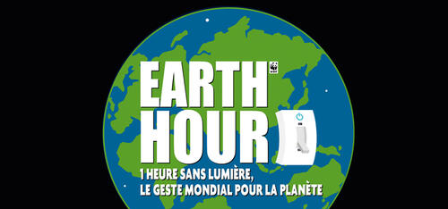 Earth hour, Pernes éteint son éclairage public