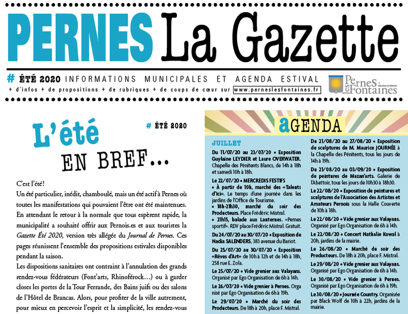 PERNES la Gazette