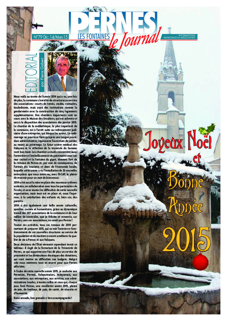 Le Journal de Pernes n°79