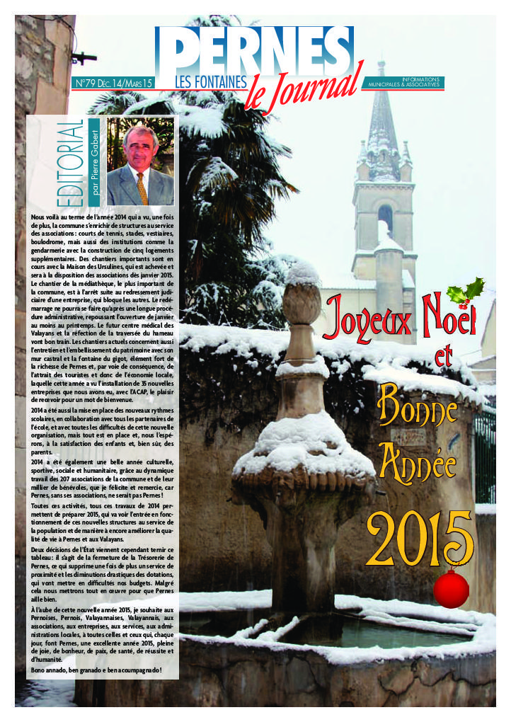 Le Journal de Pernes n°79