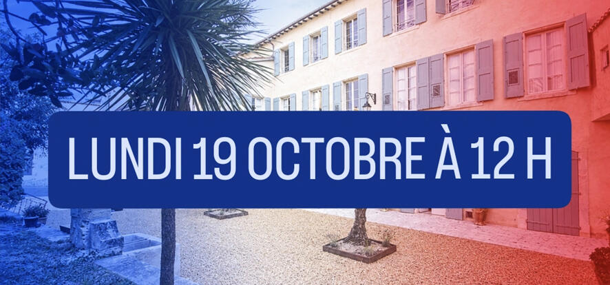 Lundi 19 octobre, rassemblement dans les jardins de la mairie