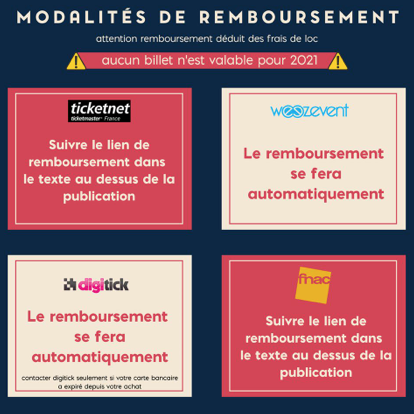 Annulation du Rhinoférock 2020 : Les modalités de remboursement