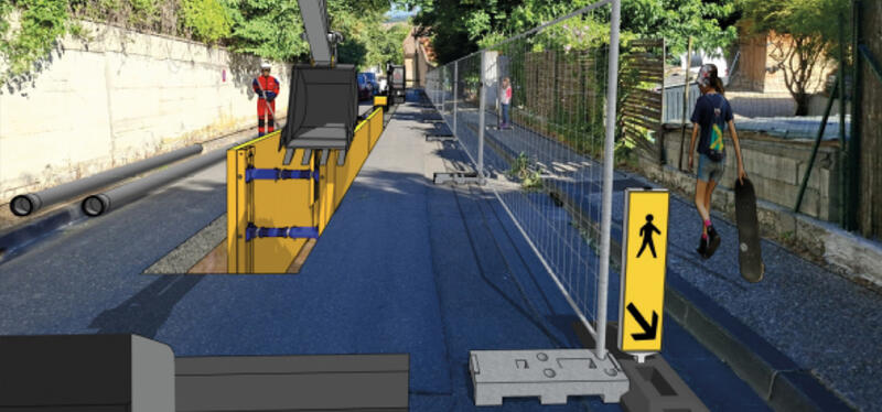 Travaux en centre ville, circulation perturbée