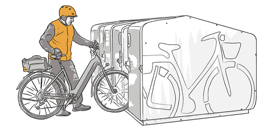 Stationnez gratuitement votre vélo à l'abri !