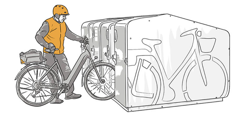 Stationnez gratuitement votre vélo à l'abri !