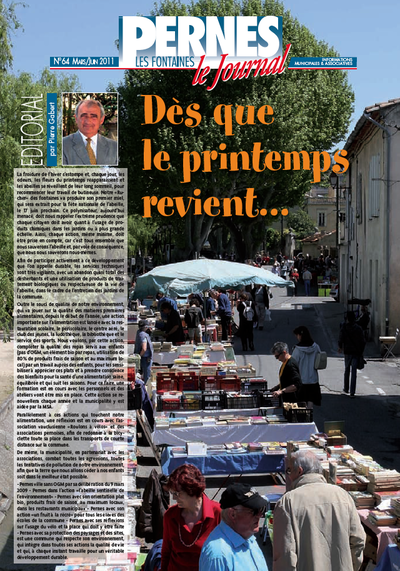 Le journal de Pernes N° 64 - mars à juin 2011