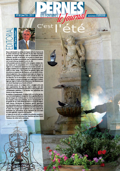 Le journal de Pernes N° 65 - juin à octobre 2011